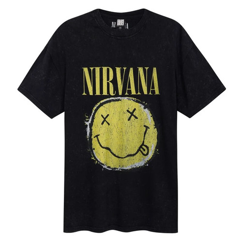 Nirvana shirt herren - t-shirt,
