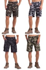 Herren Camouflage Cargo Shorts
