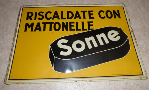 Altes blechschild - altes,
