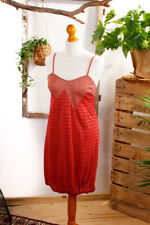 %SALE% Vintage Charleston Kleid rot gold Flapper 20s Stil Glitzer Party S