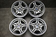 Original BMW 3er e46 M Alufelgen 7,5J x 8,5J X 17 Zoll ET 41 u. 50 Styling 72