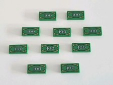 10x Lego Geldschein 100