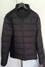 Grinario Sports Herren Winterjacke mit Kapuze Gr. L Schwarz