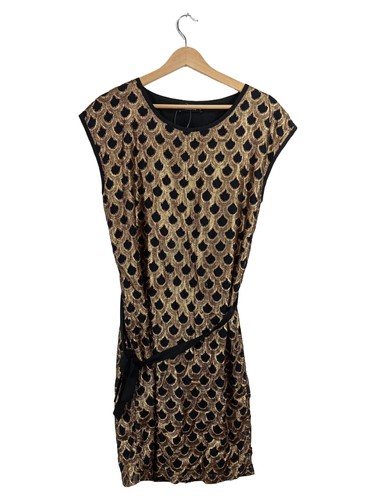 Modström kleid damen gold - kleid,