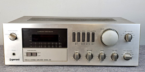 Garrard typ 246 - typ, verstärker