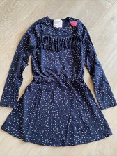 Mim Pi Kleid ❤️ 146 Mimpi Hollandmode blau Sternchen stylisch w neu Kleidchen