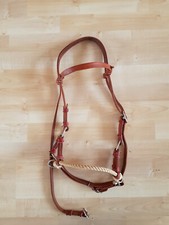 Western Sidepull | gebissloses Reiten / Zäumung  | Leder Größe Full