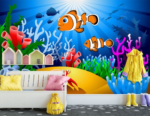 Cartoon fisch q2257 tapete - 3d,