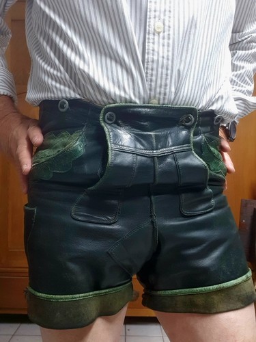 Speckige lederhose - speckige,