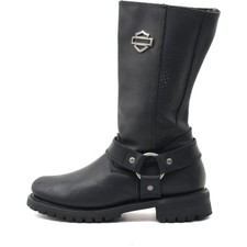 Harley-Davidson Damen 87002 Stiefel Schwarz Leder Motorrad Motorradstiefel EU 38