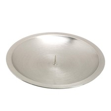 Kerzenteller Ø13cm Silber