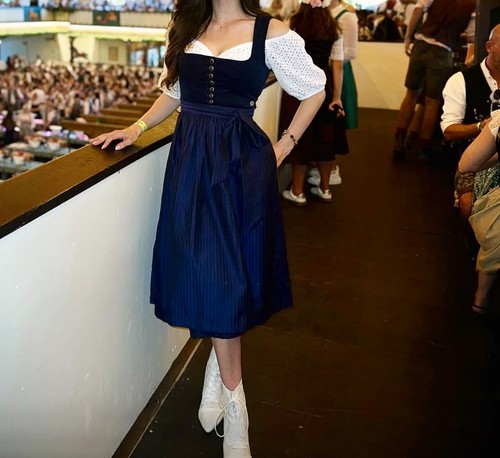 Dirndl marine blau - marine, marjo