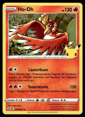 001 025 rare - ho-oh,