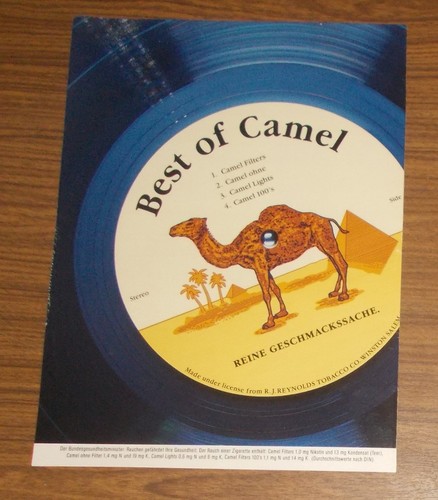 Seltene werbung camel best - werbung,