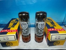 EL34 VALVO # MATCHED PAIR  # DD-GETTER # SAME CODE: BCRC # NOS NIB (5356)