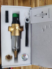 Tawxot Druckminderer Wasser 3/4 Zoll, Wasserdruckminderer mit Manometer und Sieb