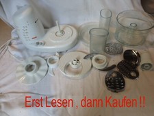 Philips Cucina Hr7638 Küchenmaschine Ersatzteile Messer Deckel Schüssel Reibe 