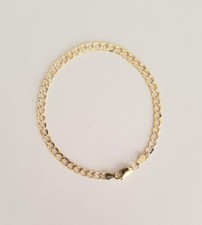 14 Karat echtes zweifarbiges