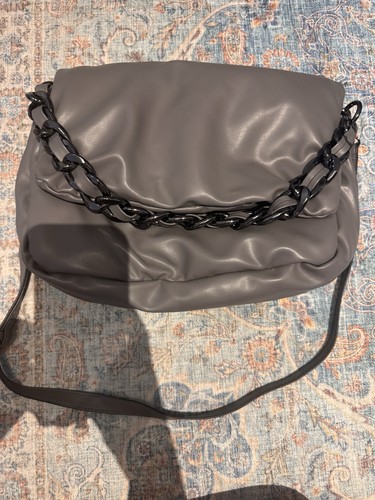 Handtasche grau kette - kette,