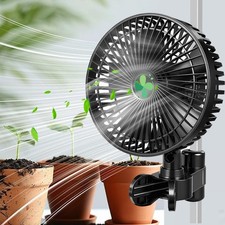 7''Clip Ventilator EC Motor Clipventilator oszillierend Growbox Growzelt Lüfter