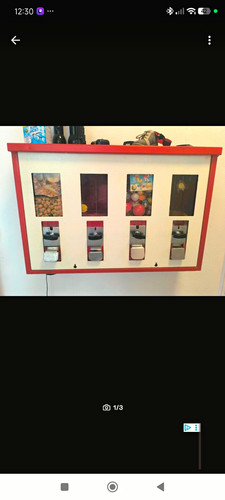 Kaugummiautomat rot inkl - kaugummiautomat,