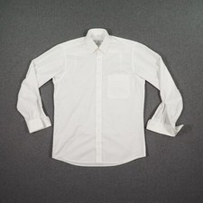 WESTBURY C&A Herren Hemd Gr. 38 weiß Manschettenhemd Langarm Kentkragen Baumwoll