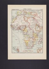 Landkarte map 1927: Afrika