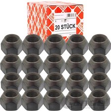 20x FEBI RADMUTTER KEGELBUND STAHLFELGEN für FORD B/C-MAX FIESTA 6 7 FOCUS 3 4