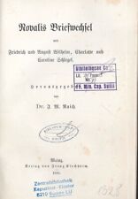Novalis Briefwechsel  Gebr