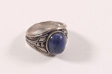 Antik Ring Silber mit Lapis