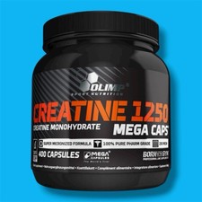 Olimp Creatine 1250 Mega Caps - 400 Caps - 560g Muskelaufbau Kraft Training