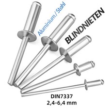 Blindnieten Flachkopf
