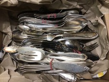 6 Kg  Silberschrott - versilberte Besteckteile  nur 100er Auflage