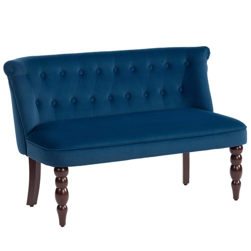 Samt sitzer sofa knopf - samt, 2-sitzer