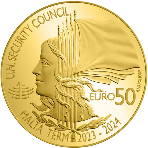 Goldmünze malta - 50, €