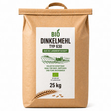 Bio Dinkelmehl Type 630 25 kg