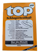 top Schlagertextheft Nr. 109