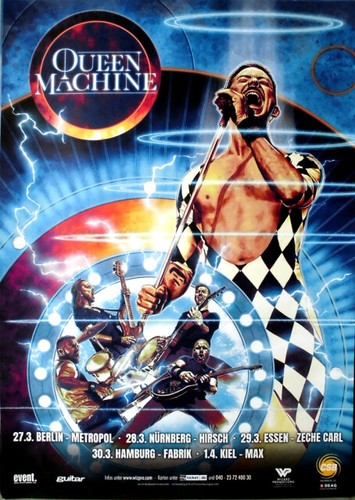 Queen machine 2023 plakat - queen,