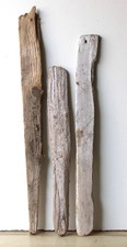 Treibholz Schwemmholz Driftwood 3 XL   Bretter  Regal Dekoration  54-73 cm *E12*