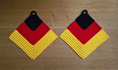 Topflappen handarbeit - topflappen,