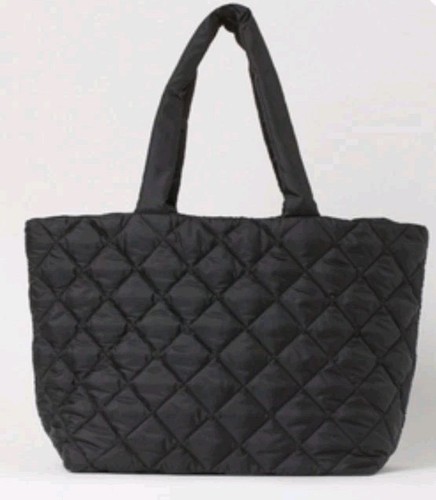 Nylon gesteppte shopper - nylon,