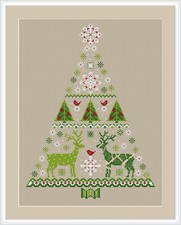 Stickvorlagen Tannenbaum