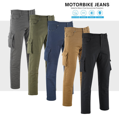 Herren schwarz motorrad - schwarz,