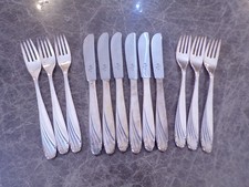 WMF Modell WIEN Vorspeisenbesteck 6 Personen 12 Teile Silber 90er TOP!