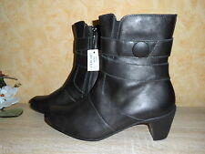Designer Stiefelette von Theresia Muck NEU Gr. 8 42 in anthrazit & Nappaleder