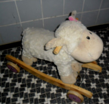 süßes Schaukelschaf für Kinder, Kinderschaukel Schaf Lamm Top auch mit Rollen