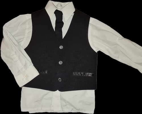 Jungen set hemd weiß - weiß, weste