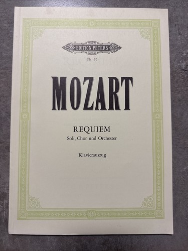 Noten klavierauszug mozart - noten,