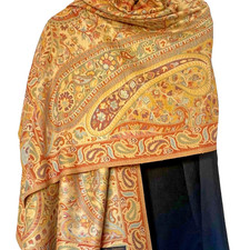 Elegant Cashmere Paisley Scarf – Soft Pashmina Shawl for Women | Black Friday