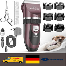 oneisall Leise Hundeschermaschine Profi Schermaschine Hund Katze Tierhaarschn...